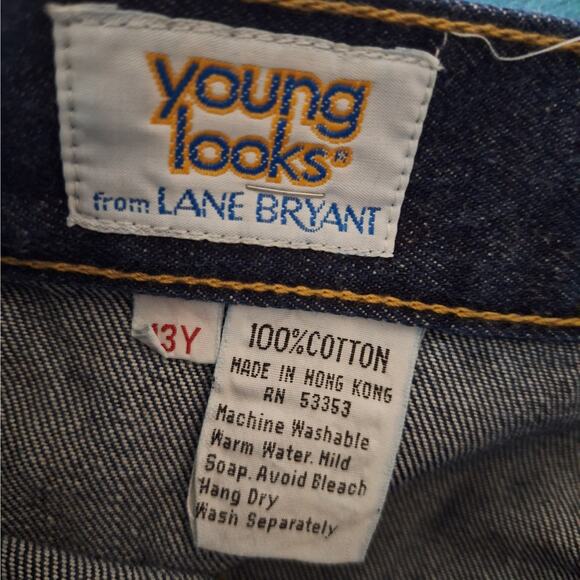 Vintage Deadstock High Waist Mom Jeans Dark Wash Lane Bryant Young Looks - Picture 13 of 14